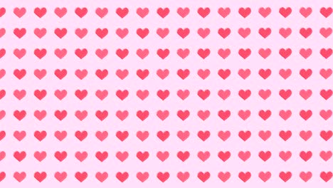 video de fondo de corazones. decoración para el día de san valentín o la boda.
