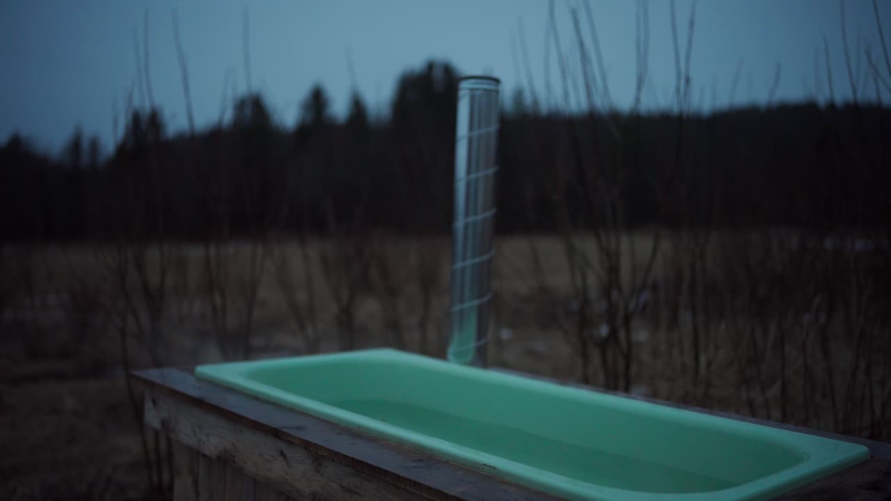 diy 온수 욕조 야외