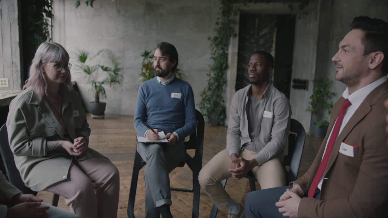 reunión del grupo de apoyo