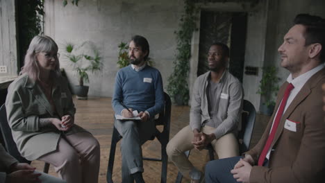 reunión del grupo de apoyo