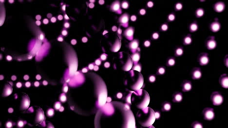 purple abstract spheres