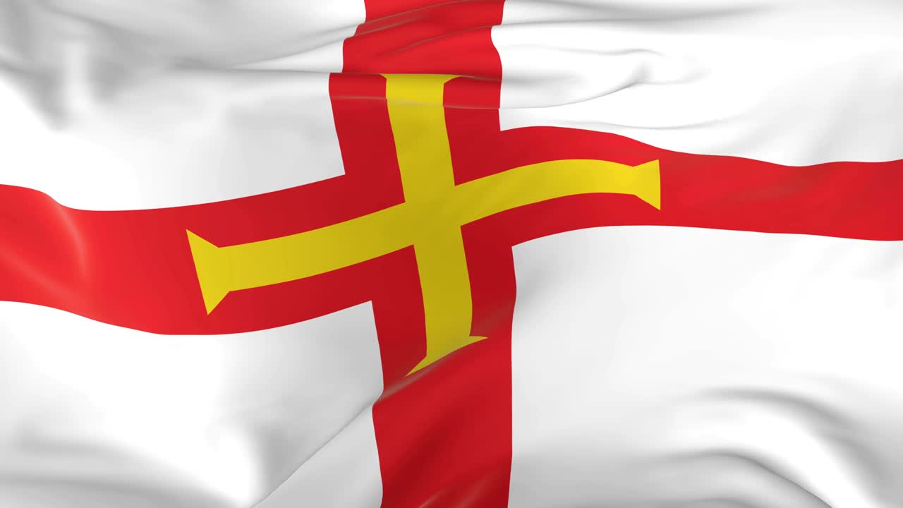 배경으로 루프 발을 흔들고 있는 게른지