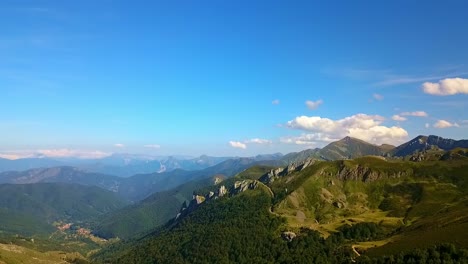 aerial ballet above picos de europa: rugged summits paint an awe-inspiring portrai