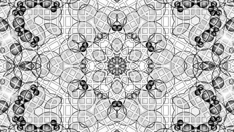 4k animated kaleidoscope-shaped mandala background