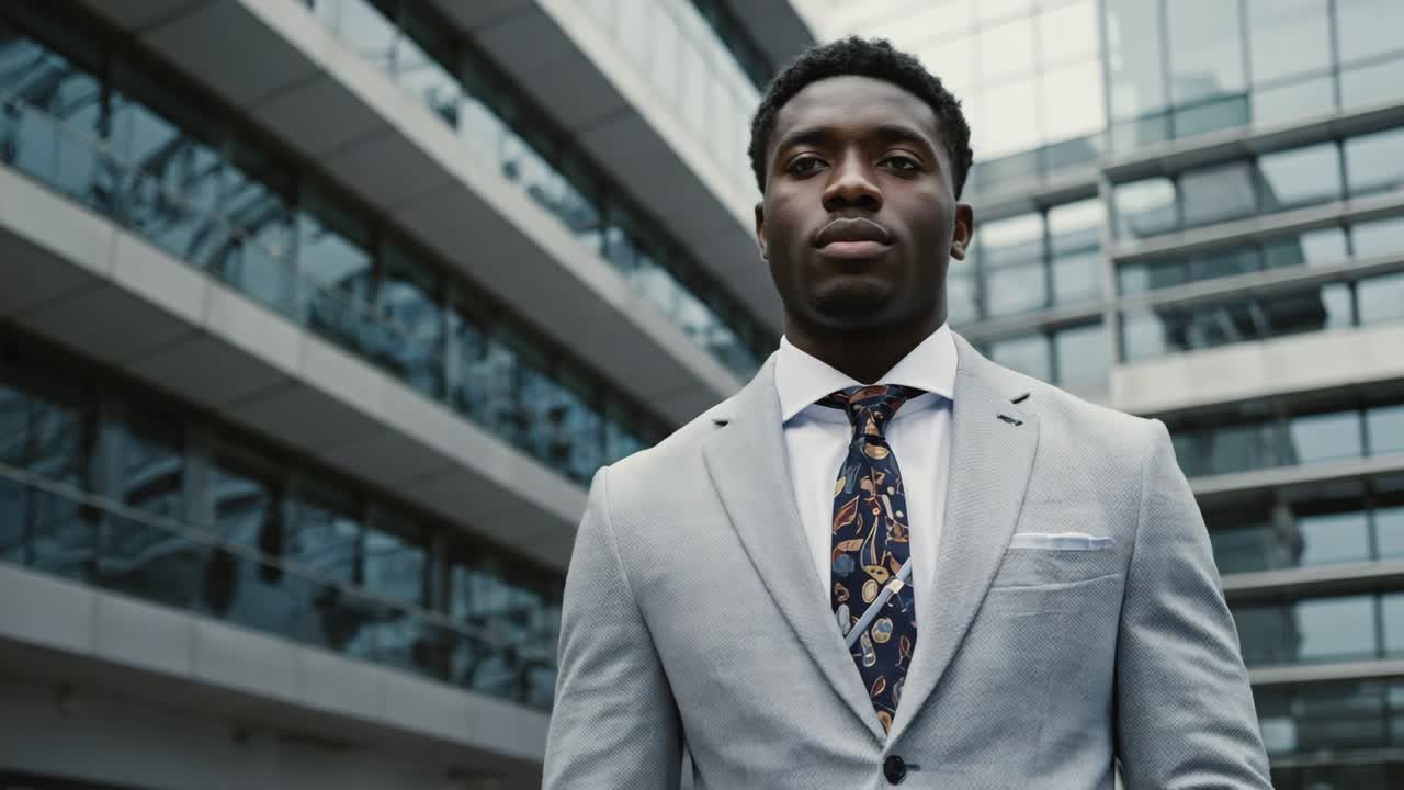 Hombre de negocios, en un traje