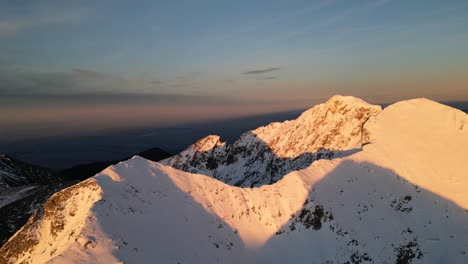 golden hour 4k cinematic drone footage - the carpathian mountains in romania