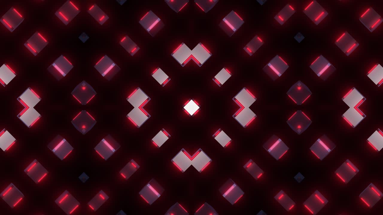 추상적인 네온 기하학적 패턴