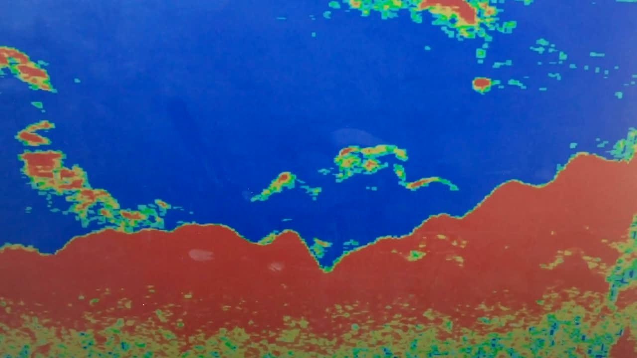 깊이 사운드 스크린 클로즈업