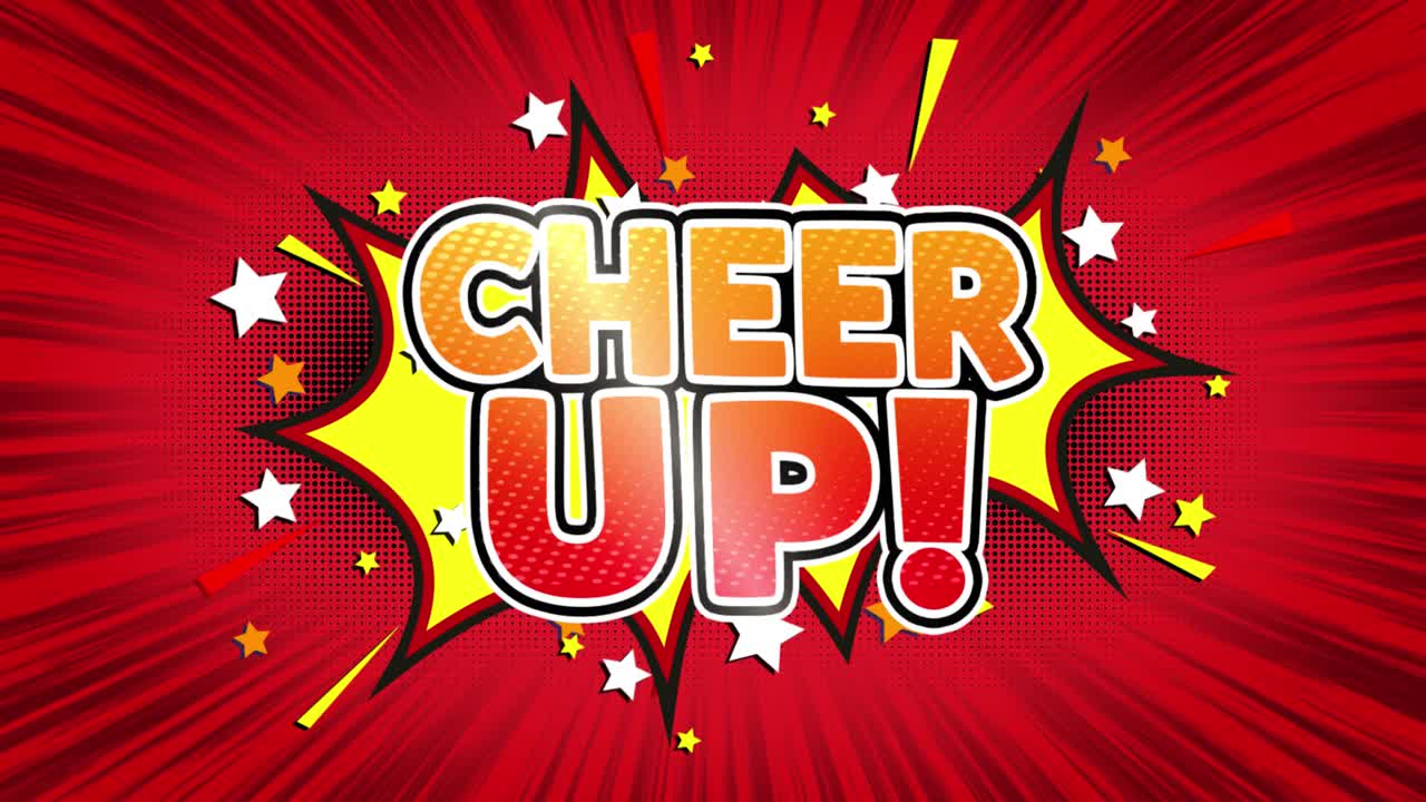 Cheer Up Comic Illustration