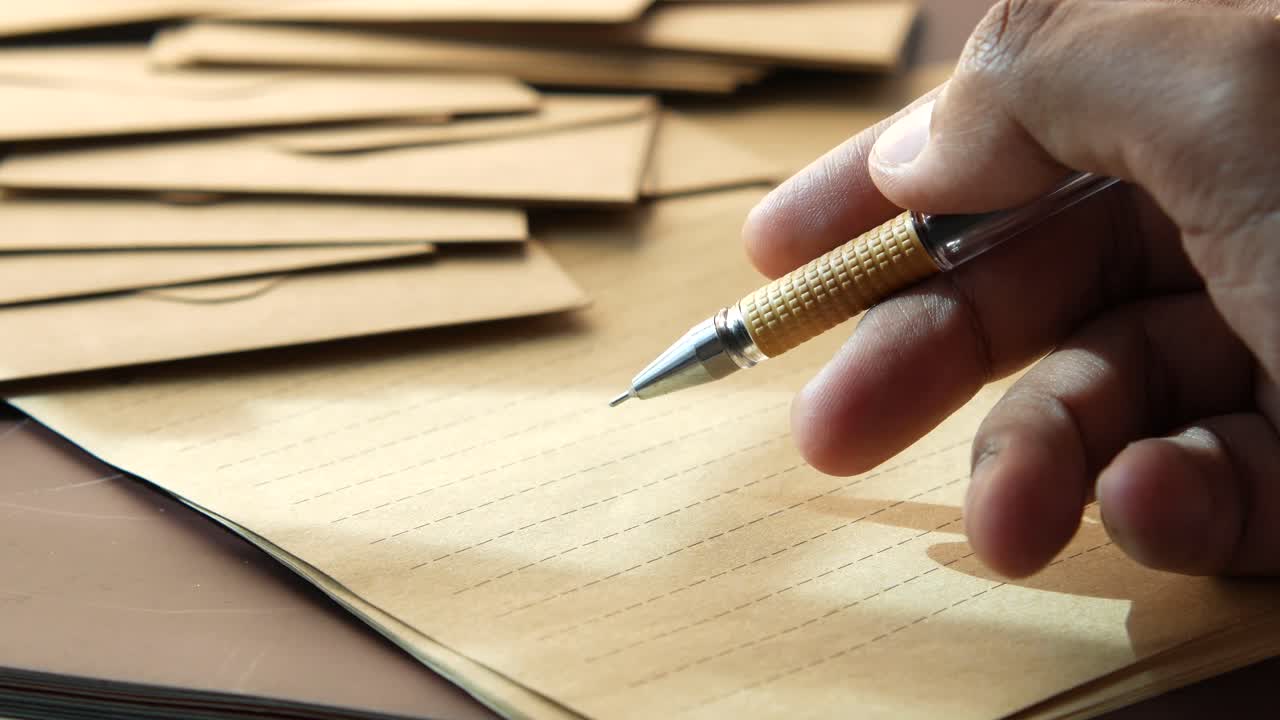 Scrivere a mano una lettera