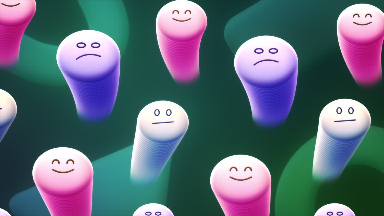 Animované emocionální postavy