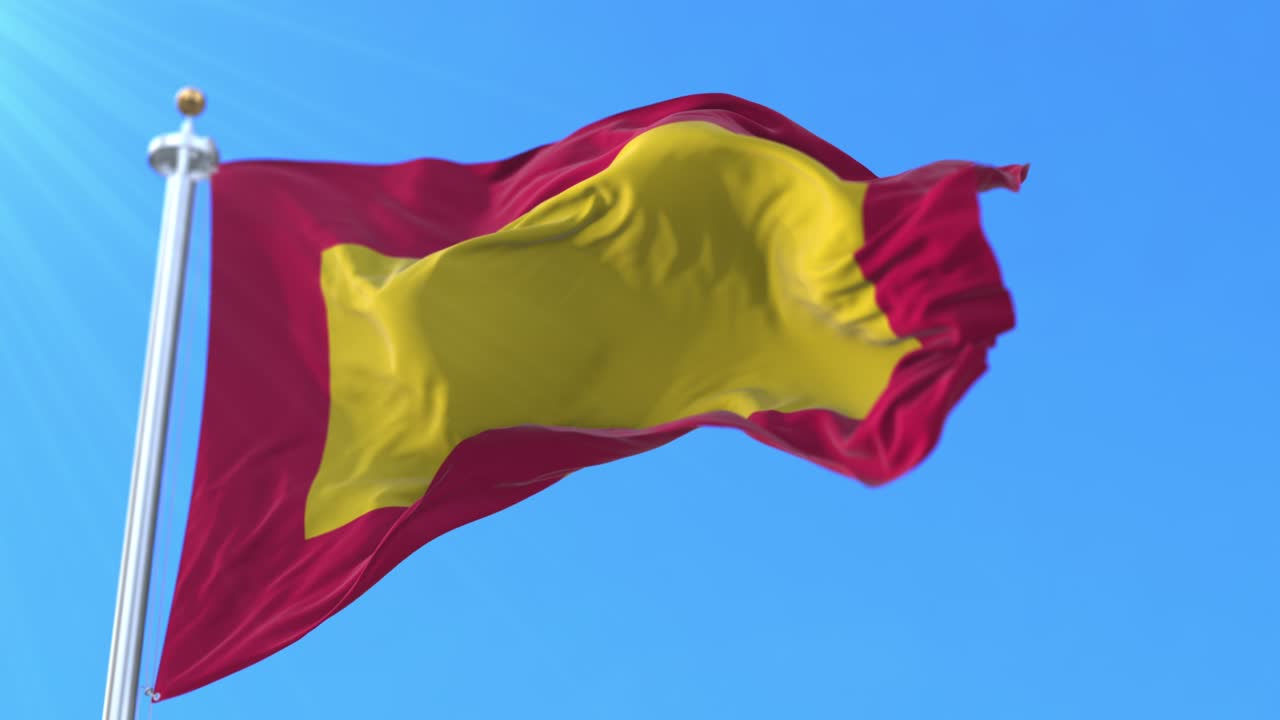 bandera del imperio de malí. bucle