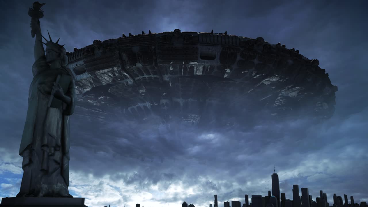 뉴욕시 위의 ufo