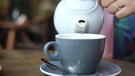 pouring tea