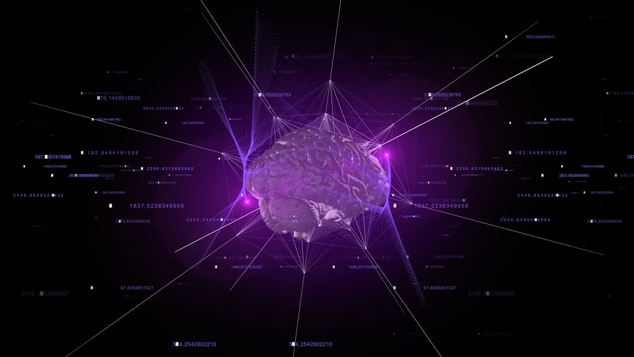 Abstract Brain Background 4K