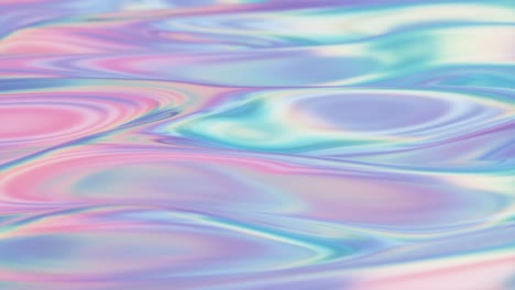 animated 3d waving fabric texture. liquid holographic background. smooth wave surface of silk fabric with ripples and folds of fabric. 4k 3d rendering, seamless looping 3d animation