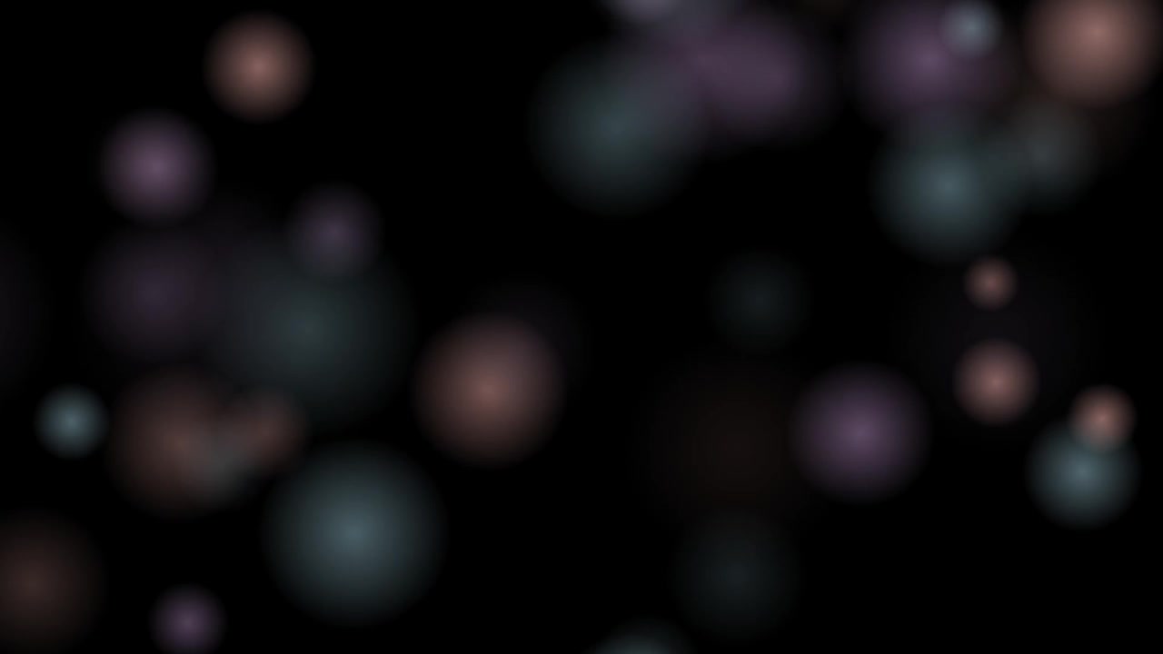 Abstract Background with Soft Glowing Floating Bokeh Circles