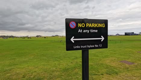 signage at st andrews golf course