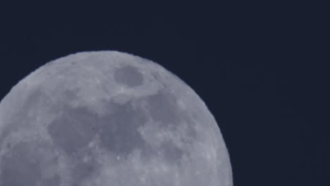 full moon in night sky