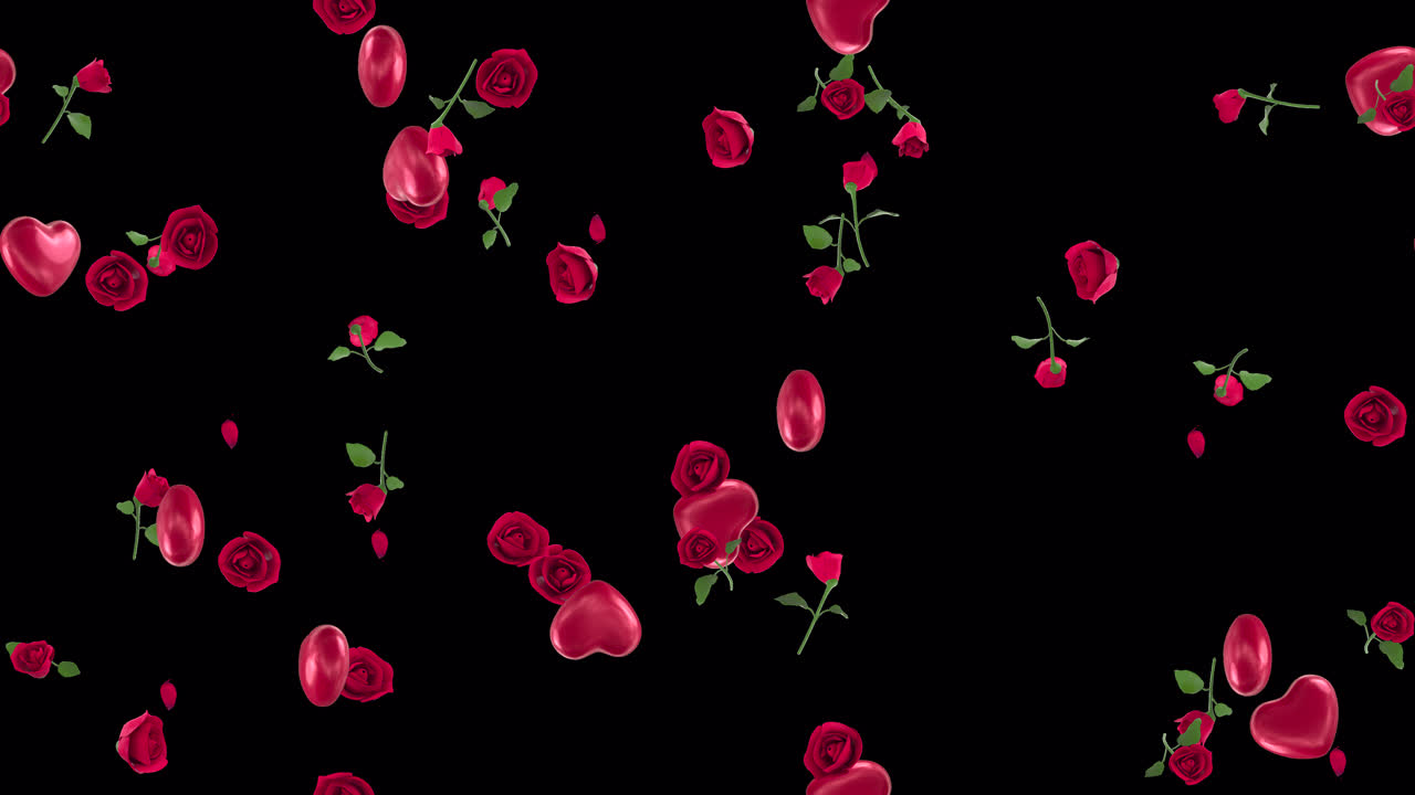 el día de san valentín bucle azulejos remolino con alfa