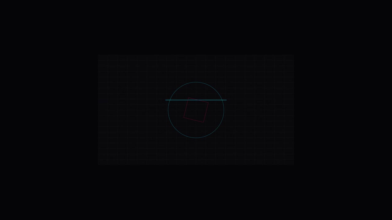 Abstract Geometric Motion Graphics Animation with Lines and Shapes