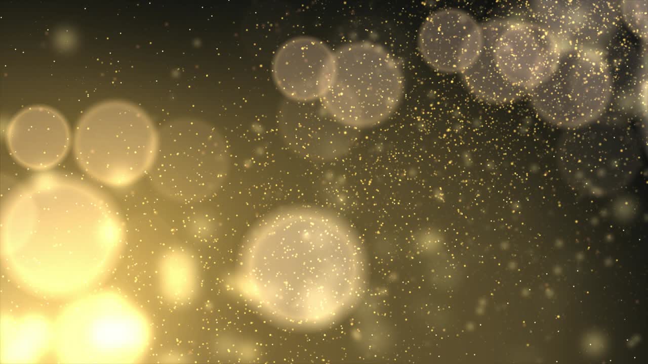 luz de brillo dorado y bokeh desenfocado