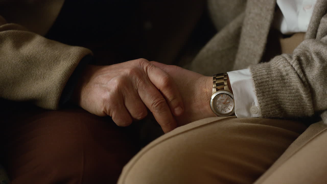 Senior couple hands closeup. Care hope love family relationship concept.