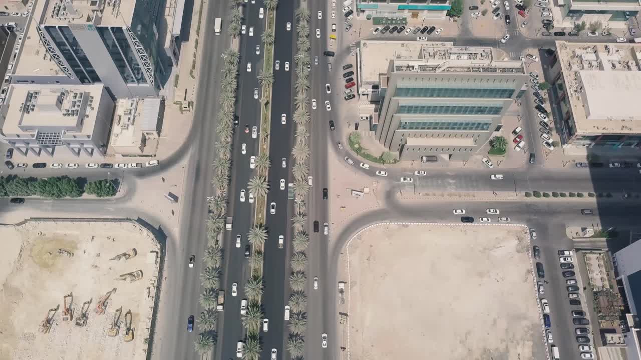 킹덤 타워가 있는 리야드 공중 공개