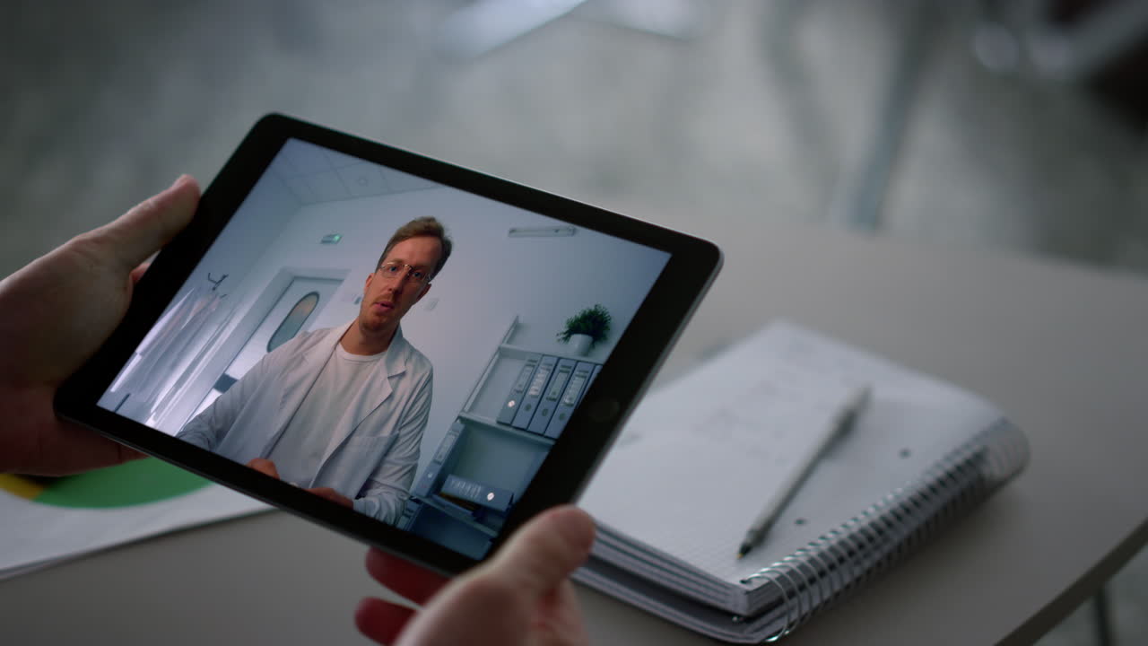 Consultazione di telemedicina con un medico