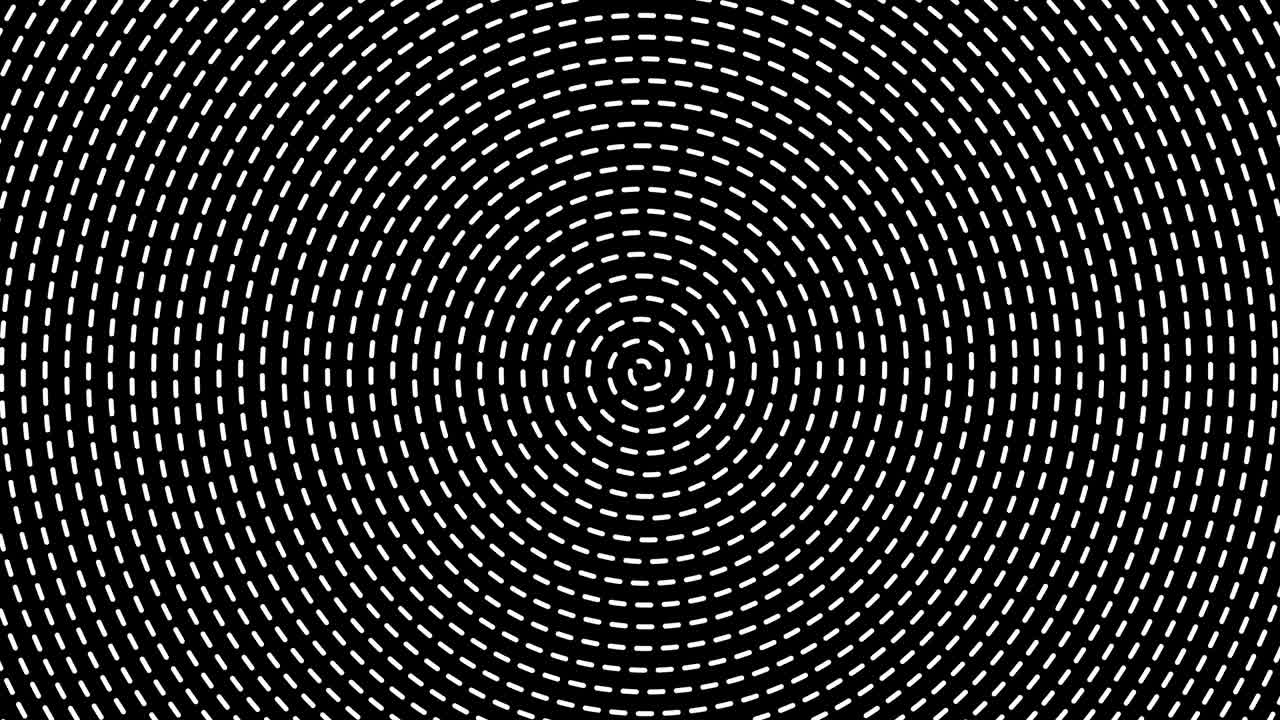 Hypnotic spiral loop movie. Optical effect seamless footage. 4K