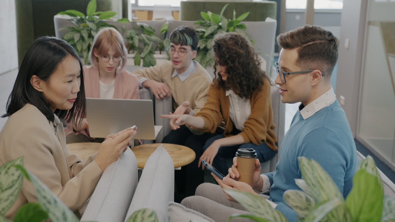 Casual Office Meeting