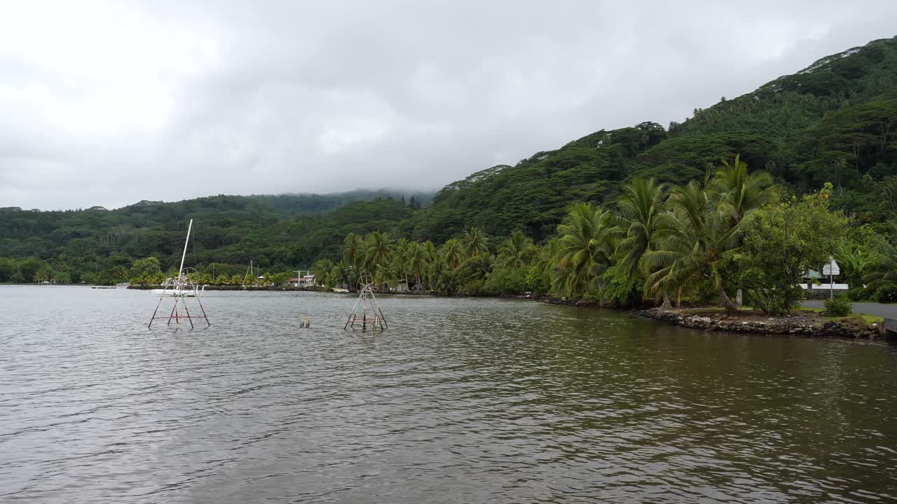 Beautiful island of Raiatea, Society Islands, French Polynesia.