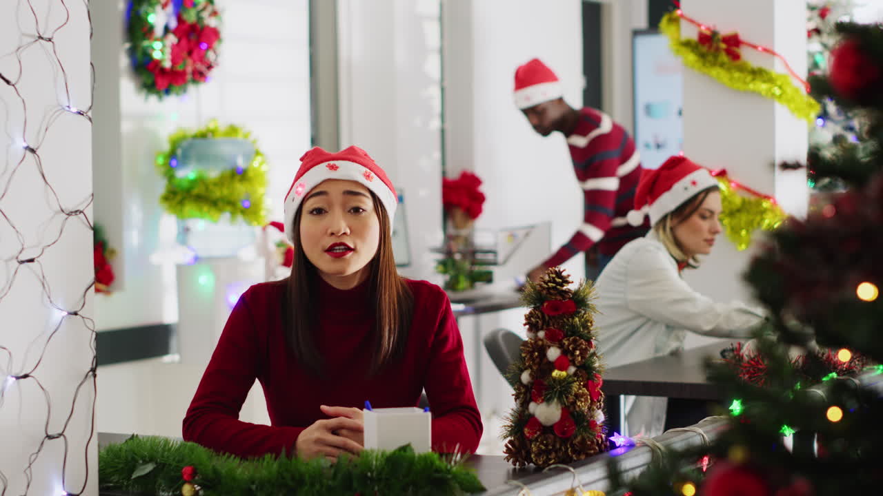 Christmas office celebration