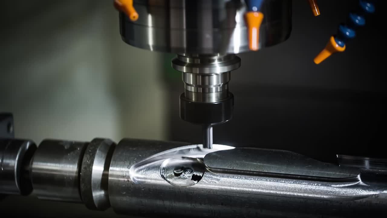 금속 가공 cnc 밀링 머신.