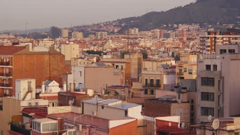 Viertel-Les-Corts-De-Sarria,-Gotische-Viertel,-Wohnarchitektur,-Barcelona,-Spanien