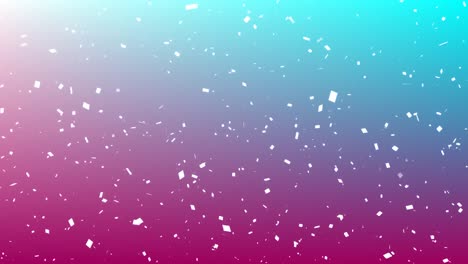 white confetti falling