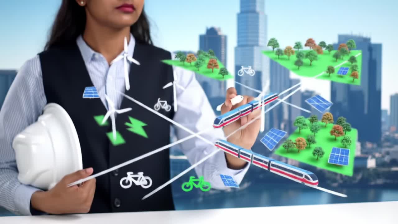 Innovative Transportation Solutions: A Professional's Vision for Sustainable Infrastructure Integrating Rail, Cycling, and Renewable Energy Technologies