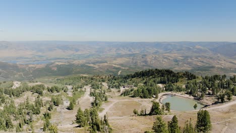 vista panorámica de las montañas y lagos de utah 4k