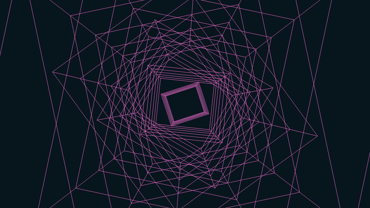 patrón geométrico 3d dinámico con líneas interconectadas y ilusión de profundidad