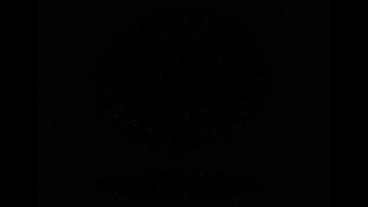 анимация зеленого дыма на черном фоне