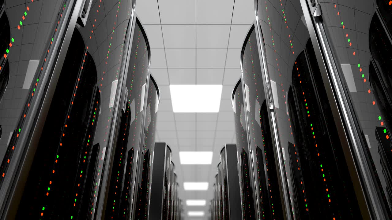 Moving between server racks in datacenter, loop