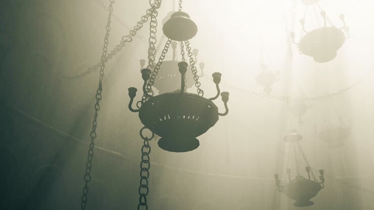 Elegant mysterious lighting intriguing ambient glow creates mood