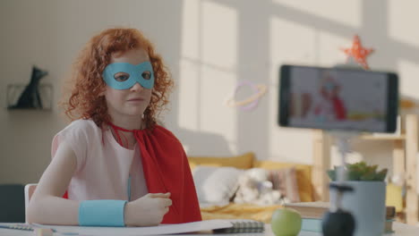 young superhero vlogger