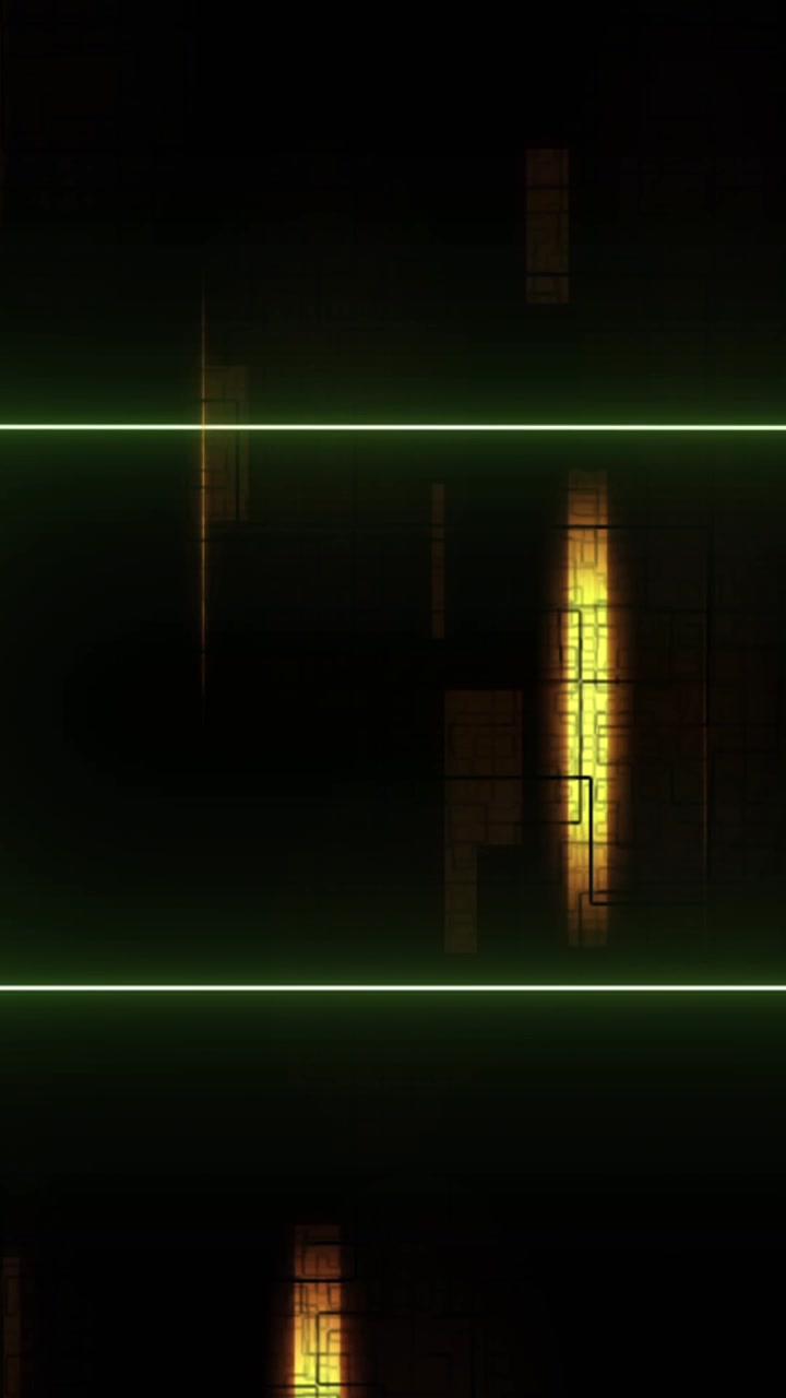 Dynamic Abstract Technology Background with Glowing Grid and Neon Lines