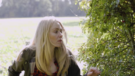 woman in outdoor setting