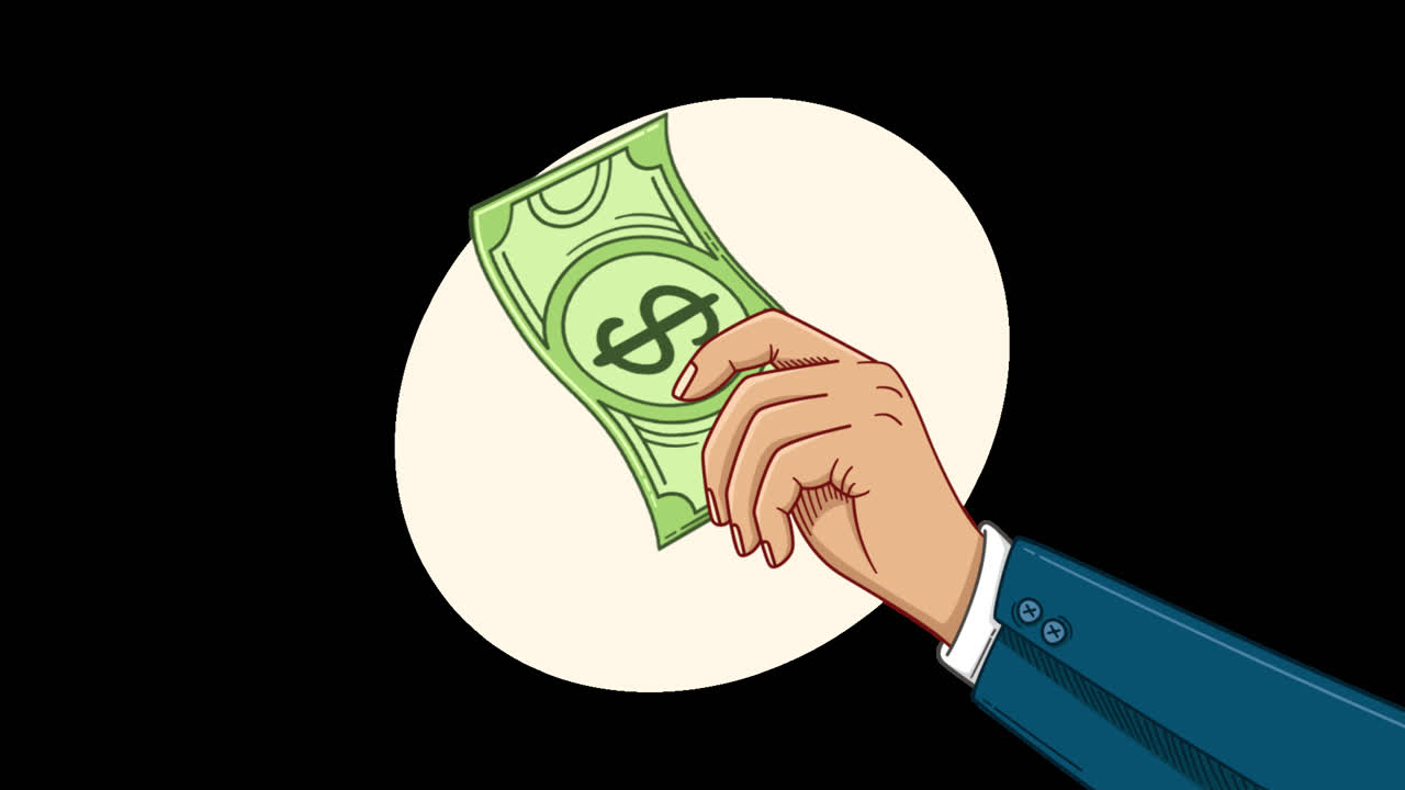 Hand Holding Dollar Bill