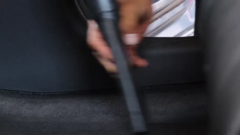 limpieza del interior de un automóvil