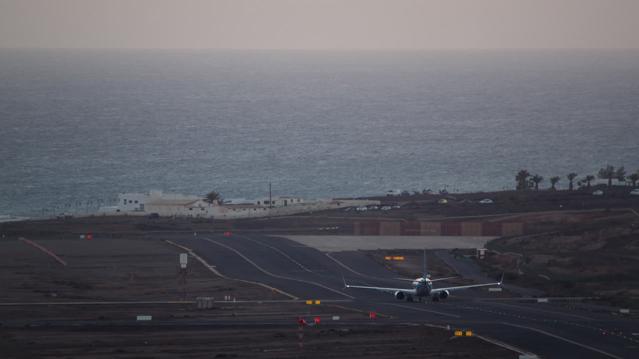 L'aereo si sta preparando a decollare