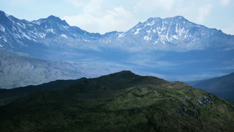 beautiful panoramic view of the mountains