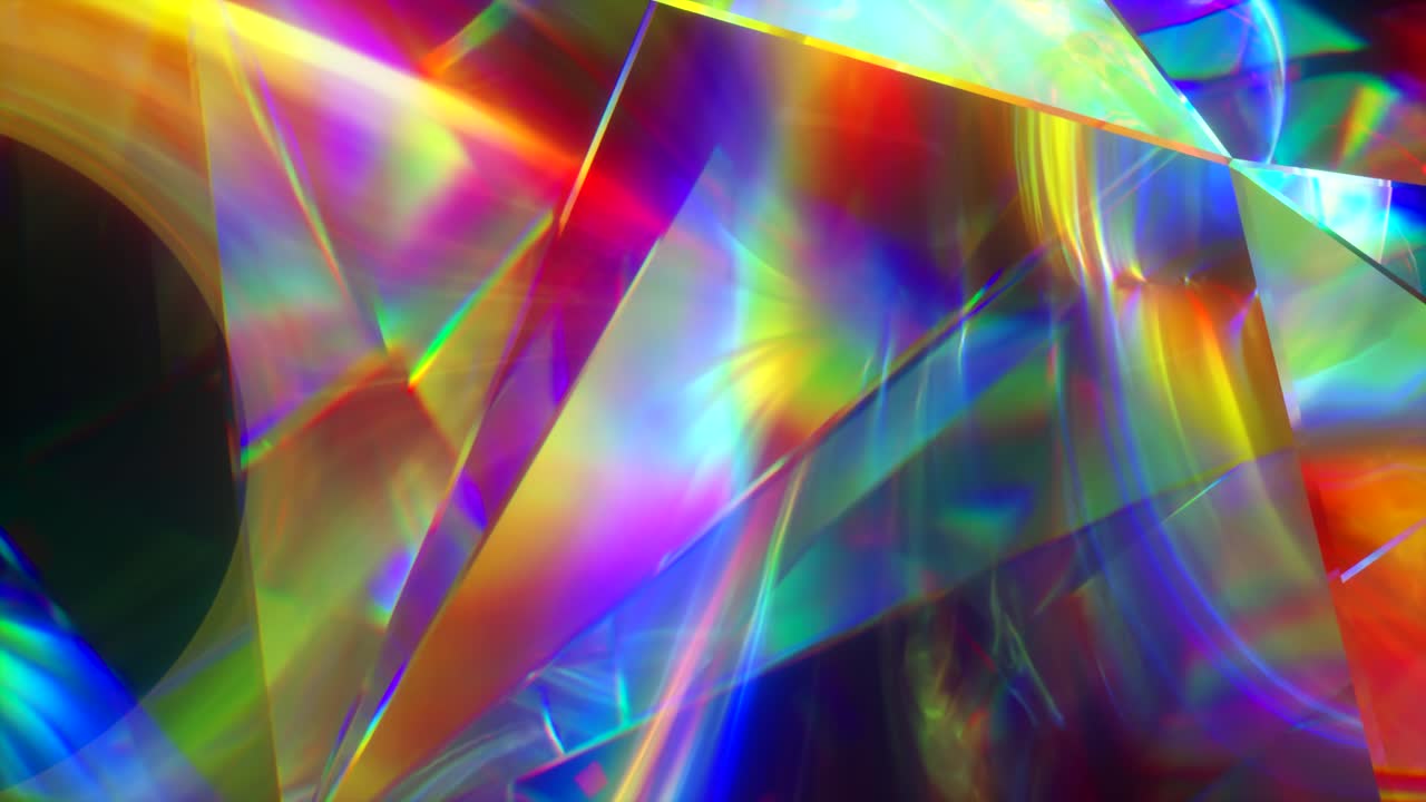 추상적인 이리데센트 기하학적 디자인